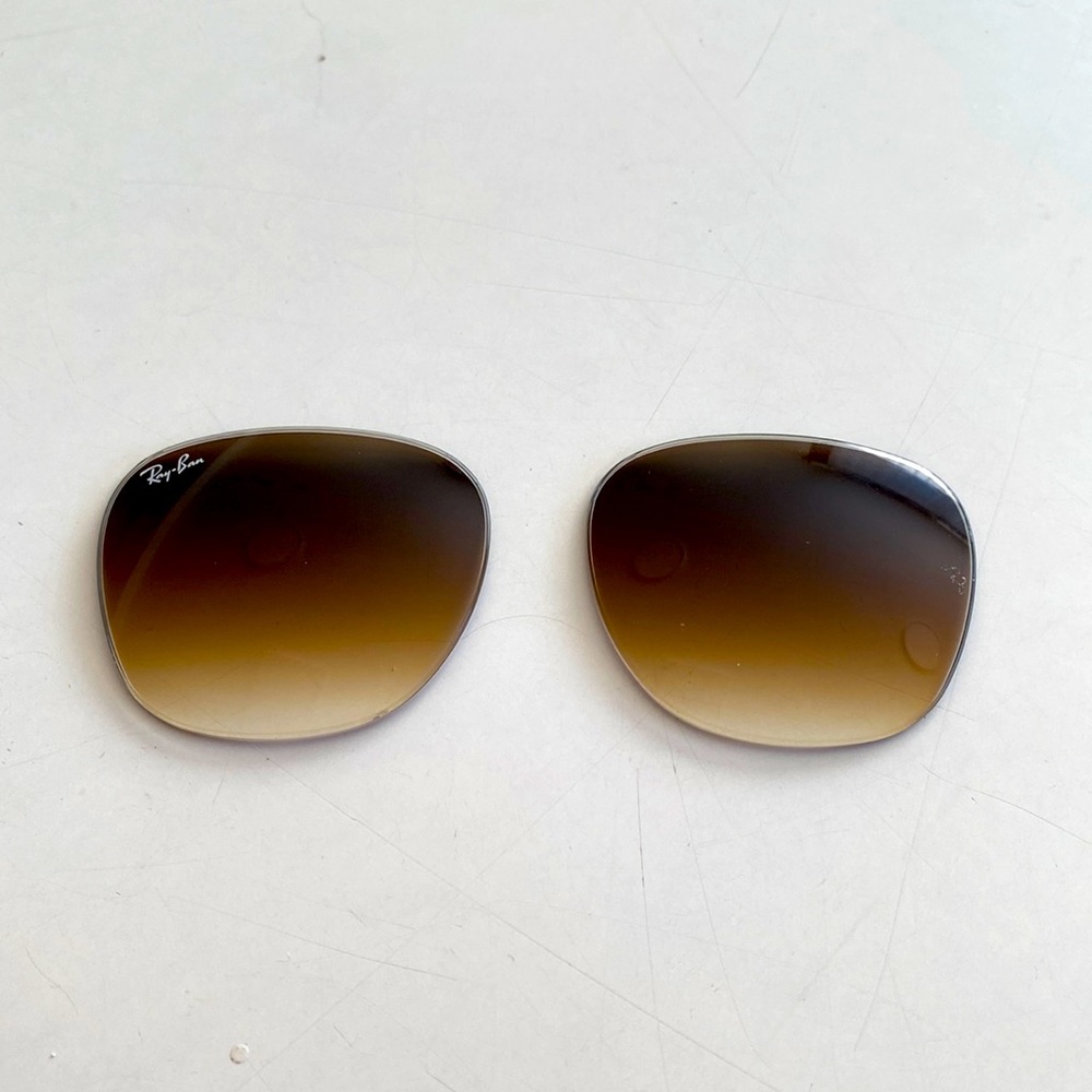 NEW Original brown gradient ray-ban clubmaster glass replacement lenses